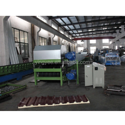 Roof PU sandwich panel making machine